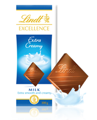 Lindt Excellence, Extra creamy milk chocolate bar