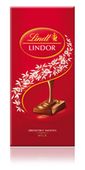Lindt, Lindor milk chocolate bar