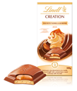 Lindt Creation, vanilla and almond milk chocolate bar