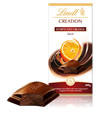 Lindt Creation, dark chocolate with orange bar