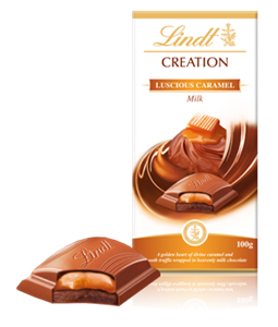 Lindt Creation Luscious Caramel chocolate bar -