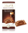 Lindt milk chocolate with Irish coffee bar