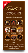 Lindt 51% dark cooking chocolate bar