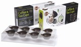 Chocolate coffee & tea cups