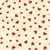 Red hearts chocolate transfer sheets