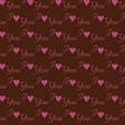 I love you chocolate transfer sheets