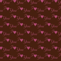 I love you chocolate transfer sheets