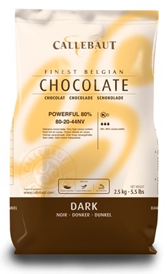 Callebaut 80% dark chocolate couverture chips