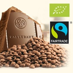 Callebaut, Organic, Fairtrade, milk chocolate