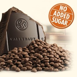 Callebaut No Added Sugar dark chocolate block