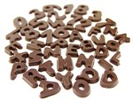 Chocolate letters & numbers