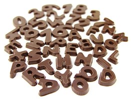 Chocolate letters & numbers