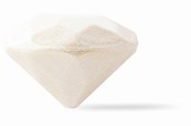 White chocolate diamond