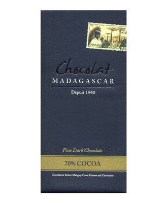 Chocolat Madagascar 70% dark chocolate bar
