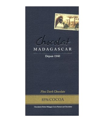 Chocolat Madagascar 85% dark chocolate bar