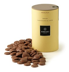 Amedei milk chocolate couverture drops (pistoles)