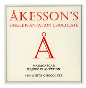 Akesson's, Madagascar, Bejofo plantation, white chocolate bar