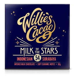 Willie’s Cacao Milk of the Stars 54% Cocoa Surabaya Milk Chocolate Bar