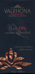 Le Lait, 39% cocoa, milk chocolate couverture