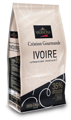 Valrhona Ivoire 35% Cocoa Couverture Chocolate Chips 3kg