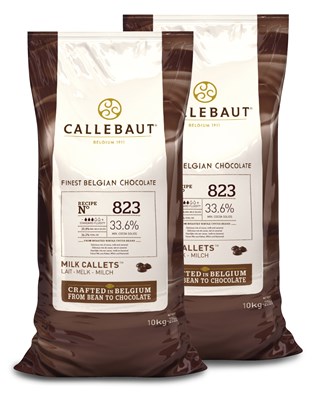 Callebaut, Milk chocolate chips (2 x 10kg Bundle)