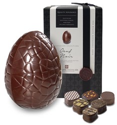 Oeuf Noir, Superior dark chocolates Easter egg