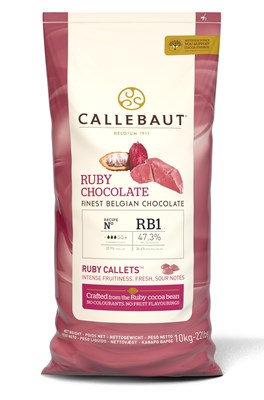 Callebaut Ruby chocolate couverture chips (callets)