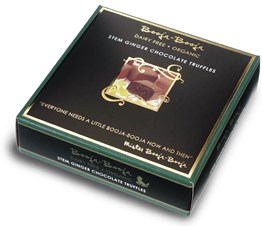Booja ginger chocolate truffles Christmas chocolate gifts from The Chocolate Trading Co