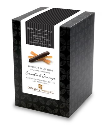 Superior Selection, Candied Orange, Chocolate Gift Cube