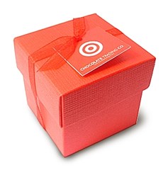Red Cube Chocolate Box