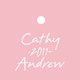 Pink 'names' gift tag