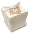 ivory cube chocolate box