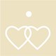 Love hearts gift tag