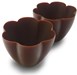 Tulip, milk chocolate dessert cups