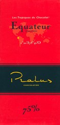 Pralus equateur dark chocolate bar