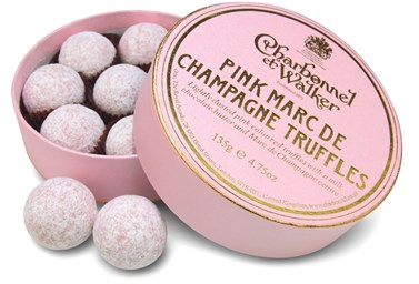 Pink Champagne truffles 135g