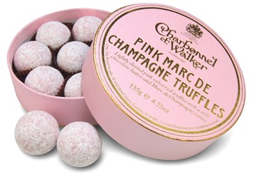 Pink Champagne truffles 135g