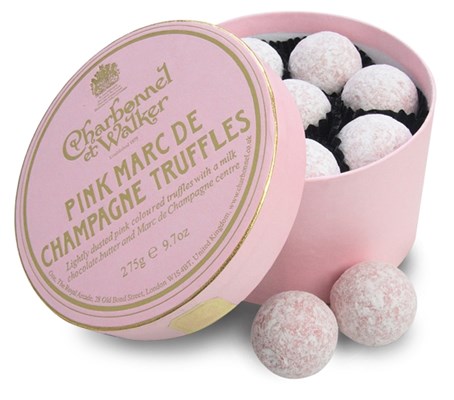 pink champagne truffles 260g