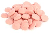 Pink chocolate chips (strawberry flavour)