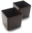 dark chocolate cubes