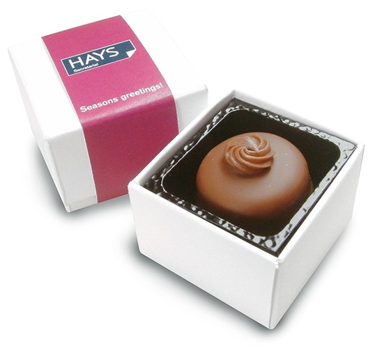Personalised chocolate box for corporate chocolate gifts & promotional
