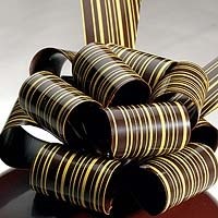 stripe chocolate transfer sheets