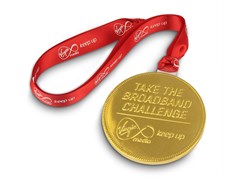 Personalised chocolate medal - Virgin