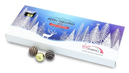 Personalised chocolate advent calendar