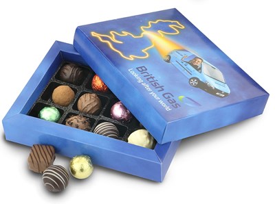 British Gas chocolate gift box