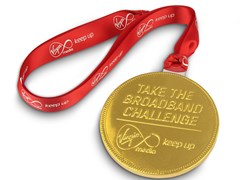 Personalised chocolate medal - Virgin