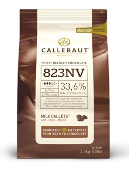 Callebaut milk chocolate chips (callets)