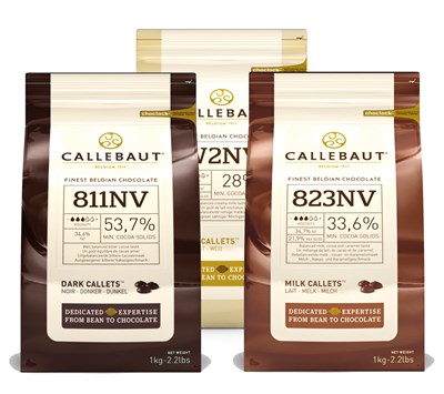 Callebaut milk, dark and white 3 x 1kg bundle