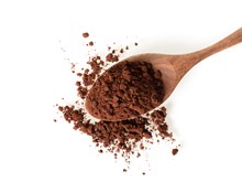 Cocoa Powder On Wooden Spoon