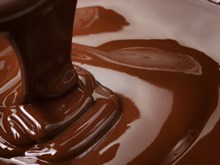Melted dark chocolate